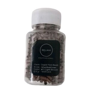 Bellami Copper Flare Beads No Silicone 30×26×60mm Light Brown #11